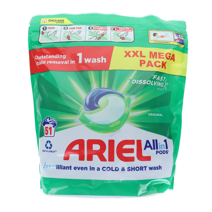 Ariel All in 1 Washing Pods 51w Original