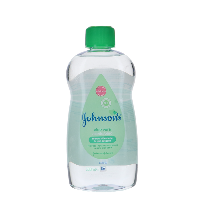 Johnson's Baby Oil 500 ml. Groen (Aloe Vera) (4886)