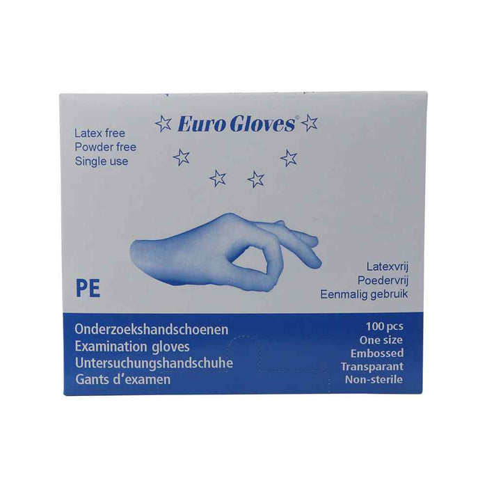 Eurogloves PE Wegwerp Handschoen One-size, 100st (604055)