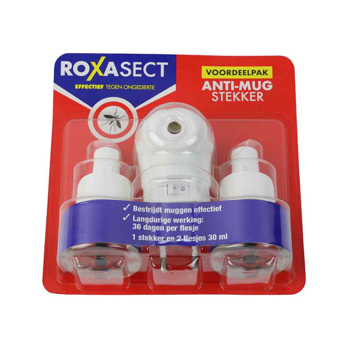 Roxasect Anit-Mug Stekker met 2 Navullingen, 1st (1030705)