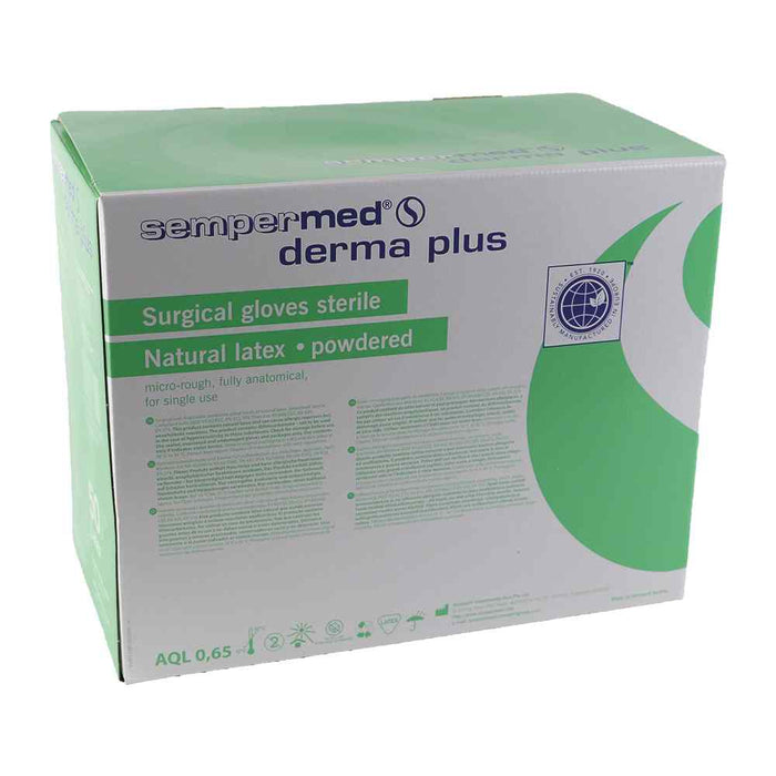 Sempermed Latex Derma+ Operatiehandschoenen, 50st