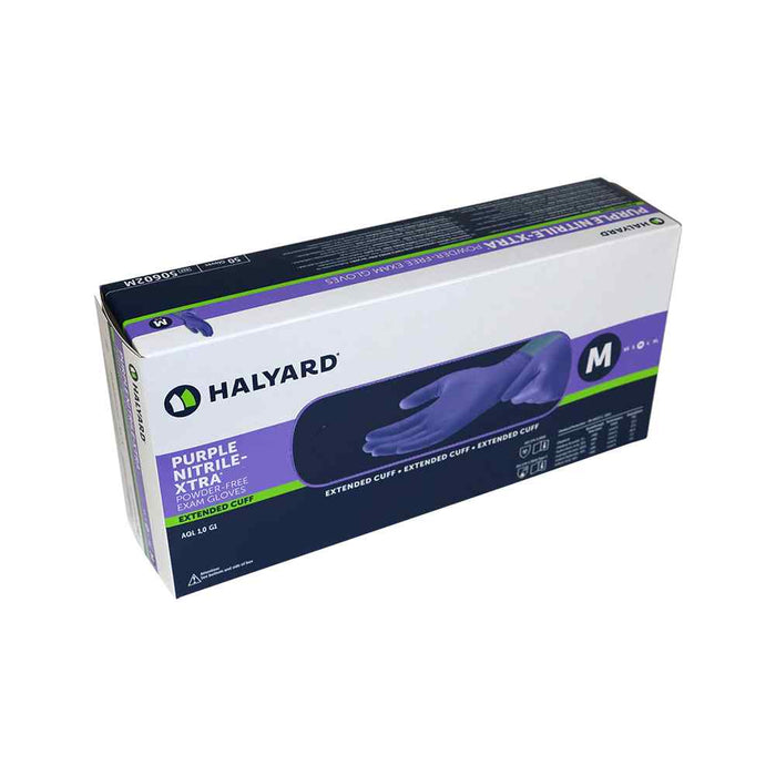 Halyard Purple Nitrile Xtra Handschoenen, 50pr