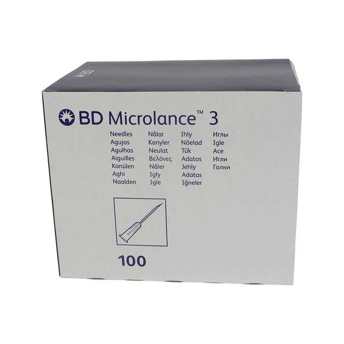 BD Microlance injectienaalden 26G bruin 0,45x10mm 100 stuks (300300)