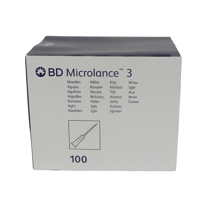 BD Microlance injectienaalden 22G zwart 0,7x30mm 100 stuks (300900)