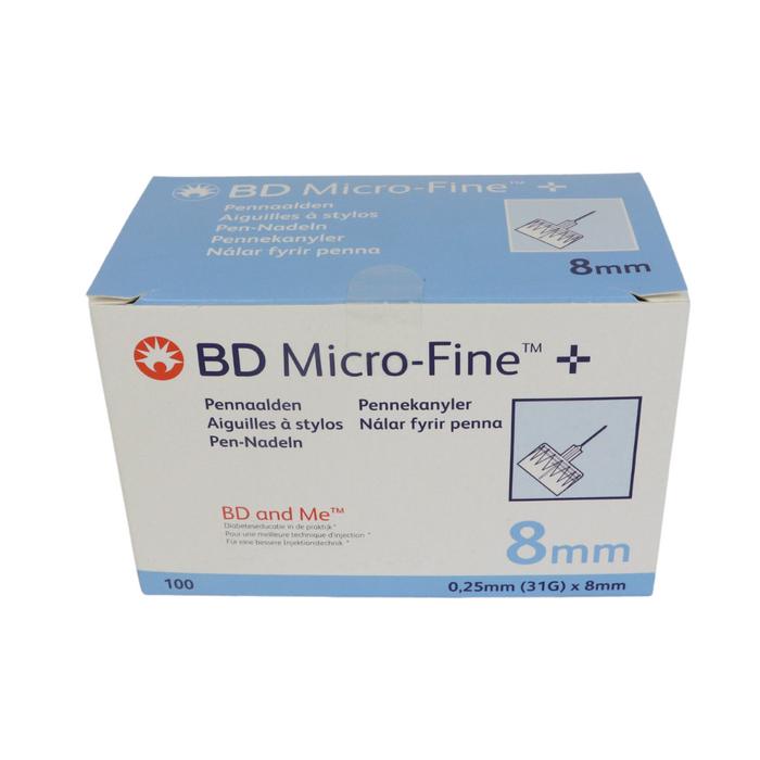 BD Micro-Fine+ 0.25mm(31G)x8mm, 100st (320792)
